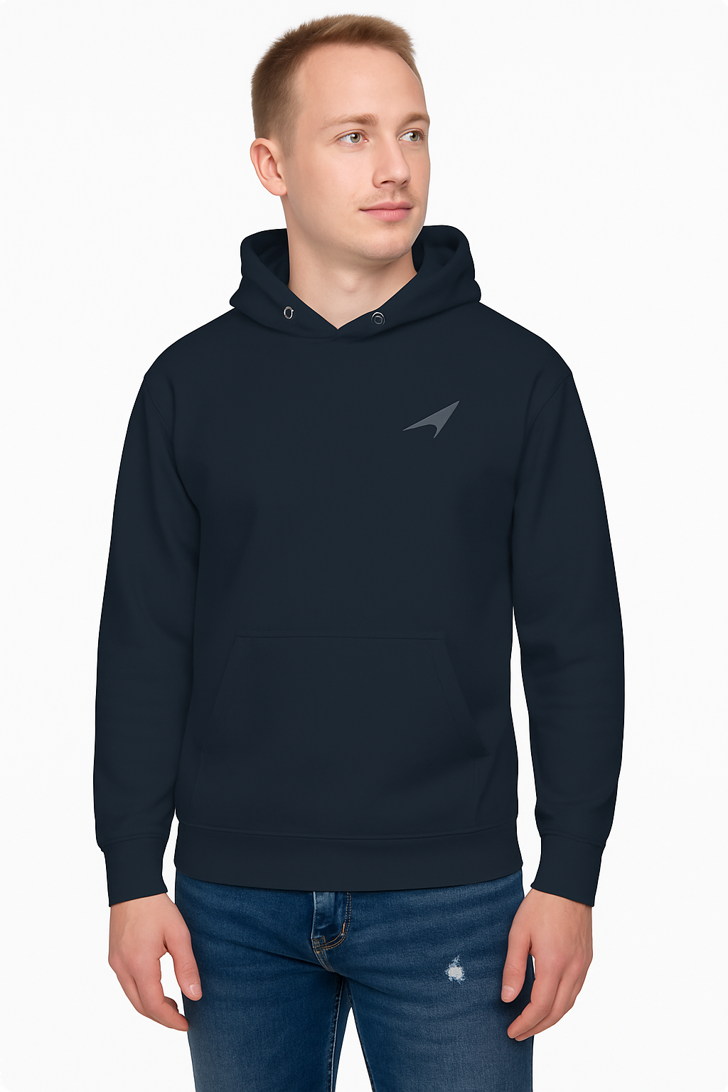 GOLFFF Hoodie – Donkerblauw / Grijs logo