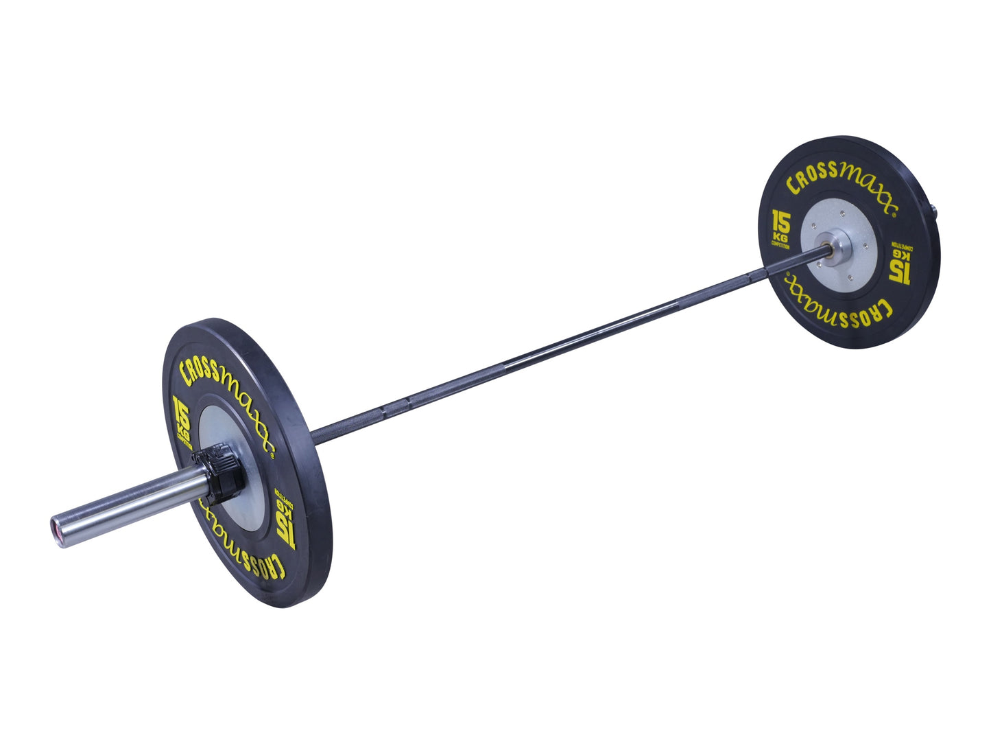 Crossmaxx Olympic comp bar 50mm, 201cm 15kg (black/chrome)
