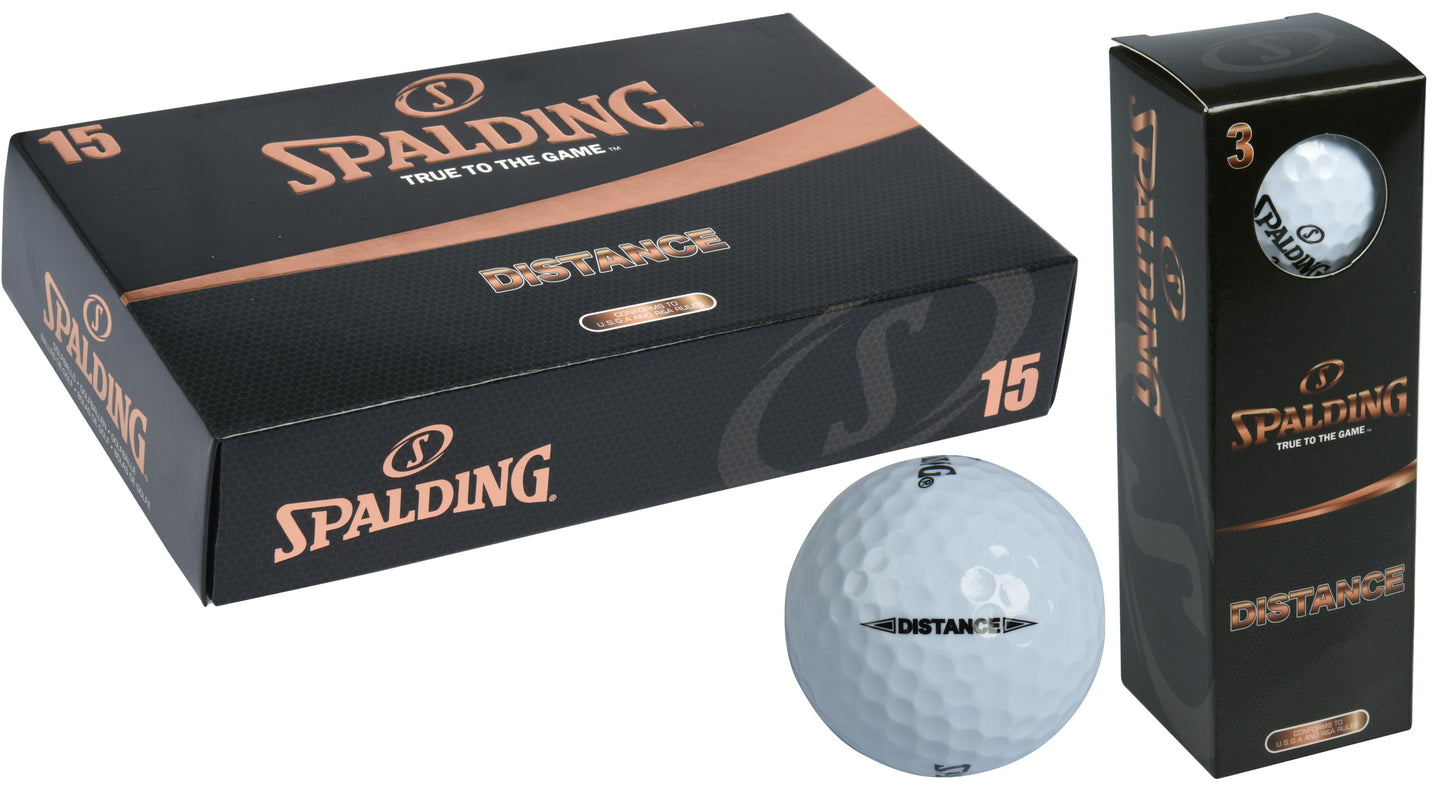 15 Balls Spalding Distance white