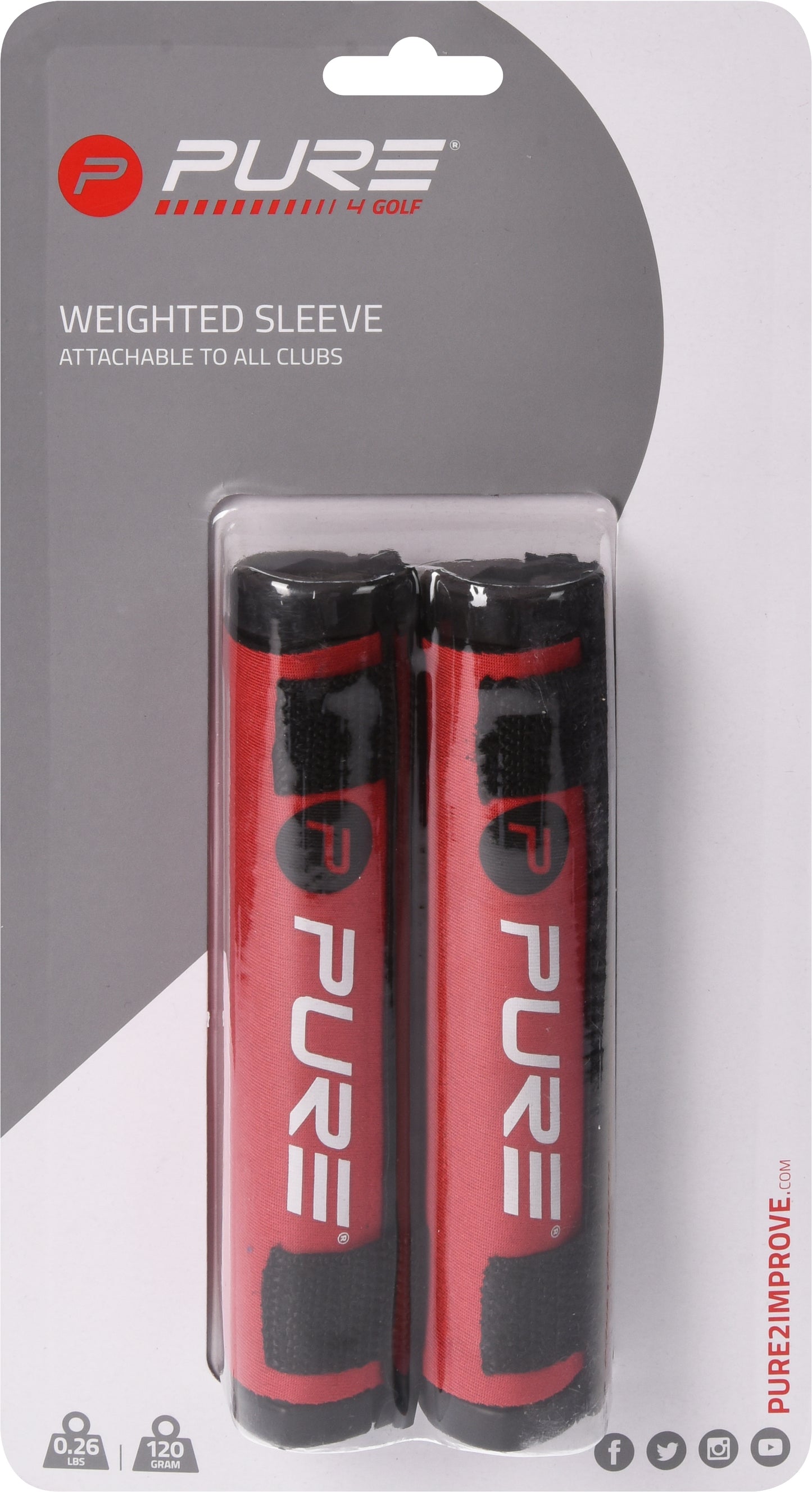Pure2Improve Speed Weights 2pcs 120gr