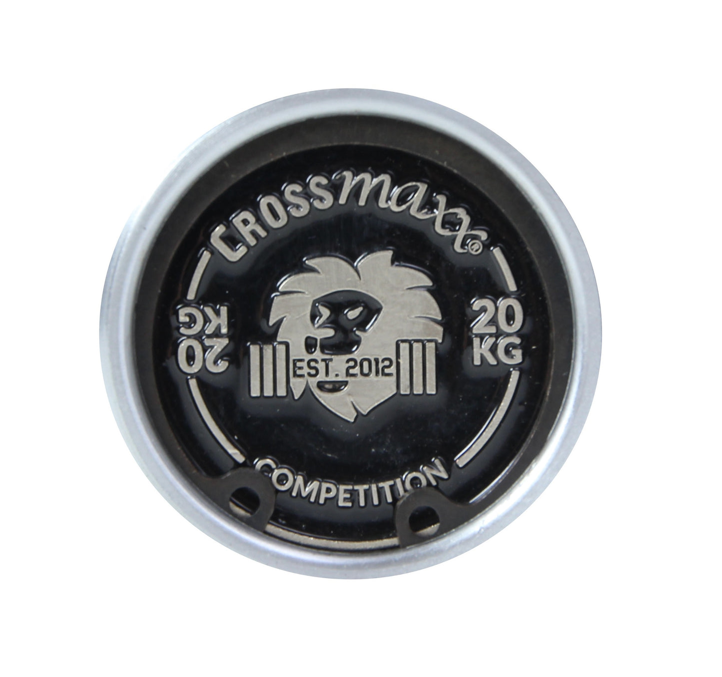 Crossmaxx Olympic comp bar 50mm, 220cm 20kg (black/chrome)