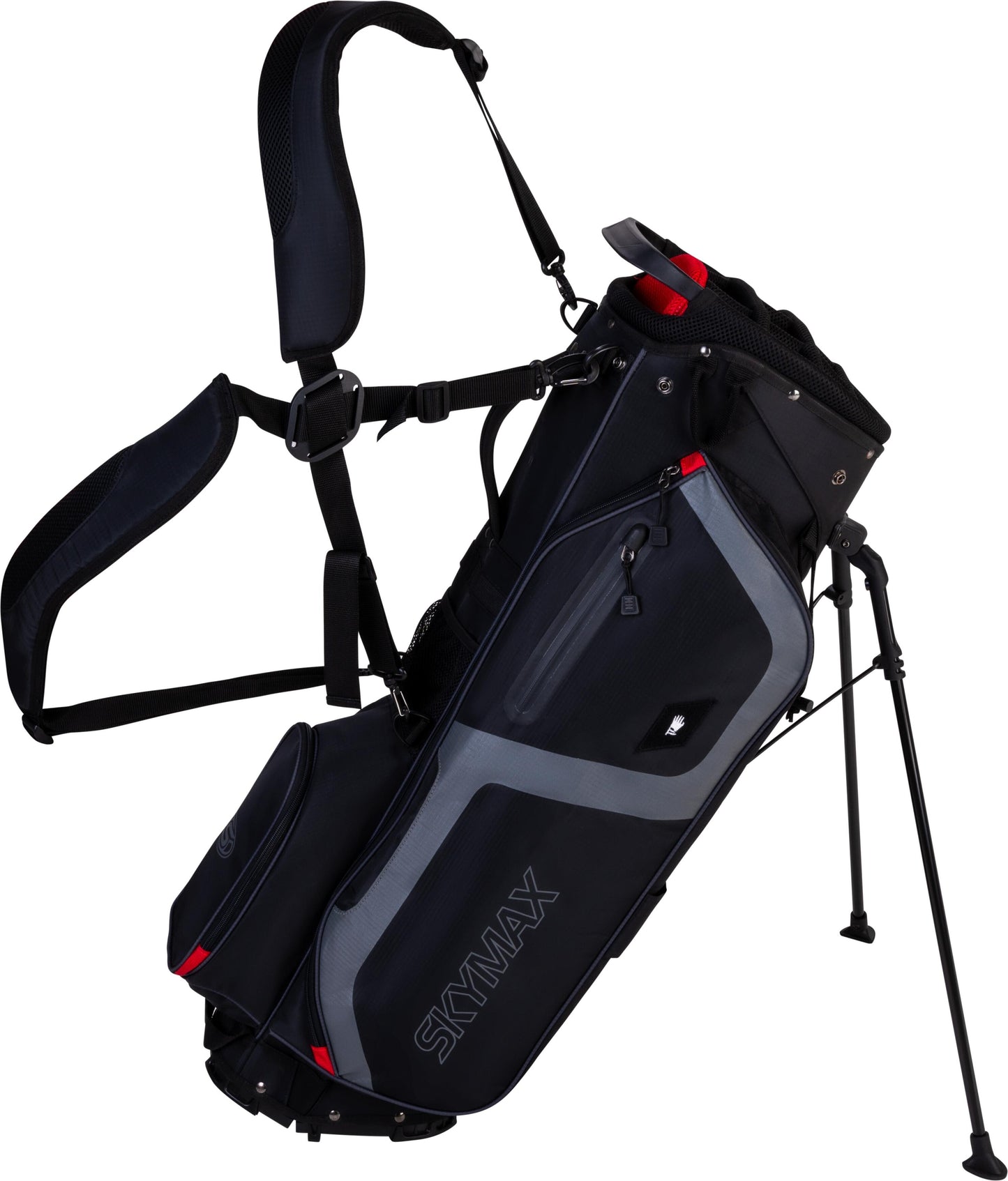 SKYMAX 9" STANDBAG BLACK/RED/GREY