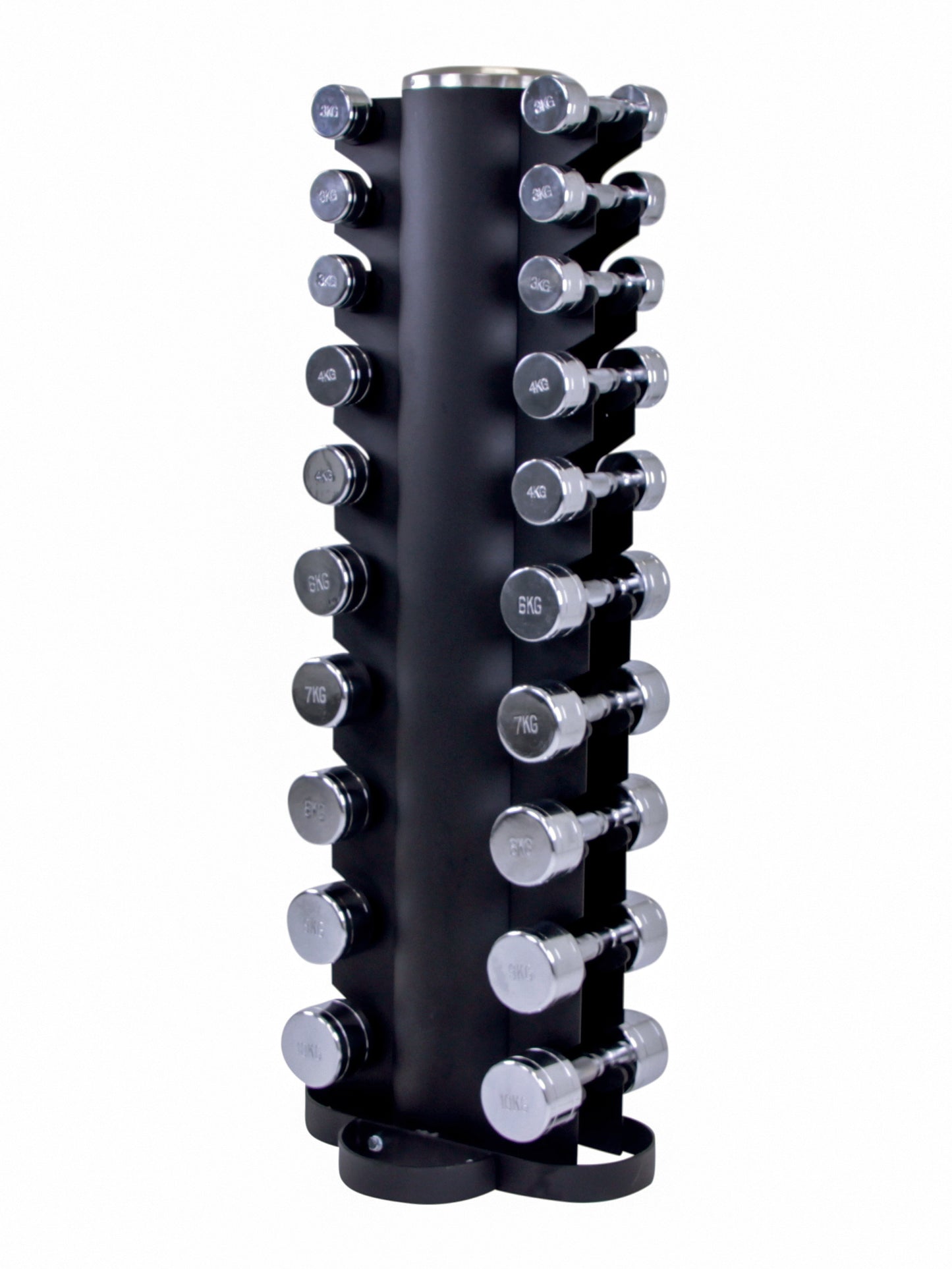 LMXChromed dumbbellset 10 kg