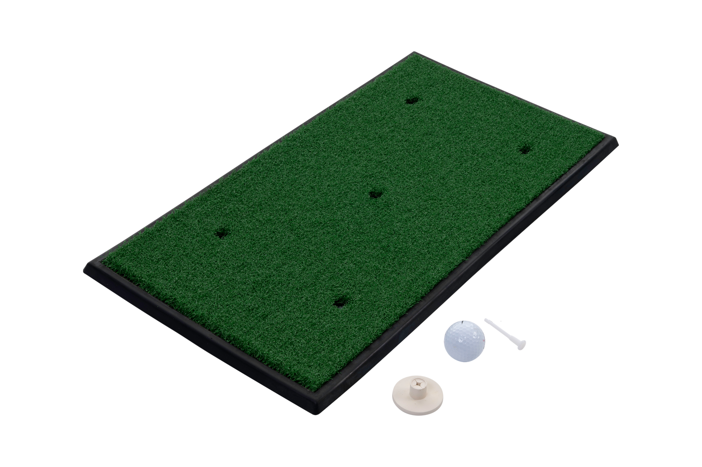Pure2Improve Single Turf Hitting mat 1 Mat + 1 Tee 33x63,5cm 5 Tee Holes