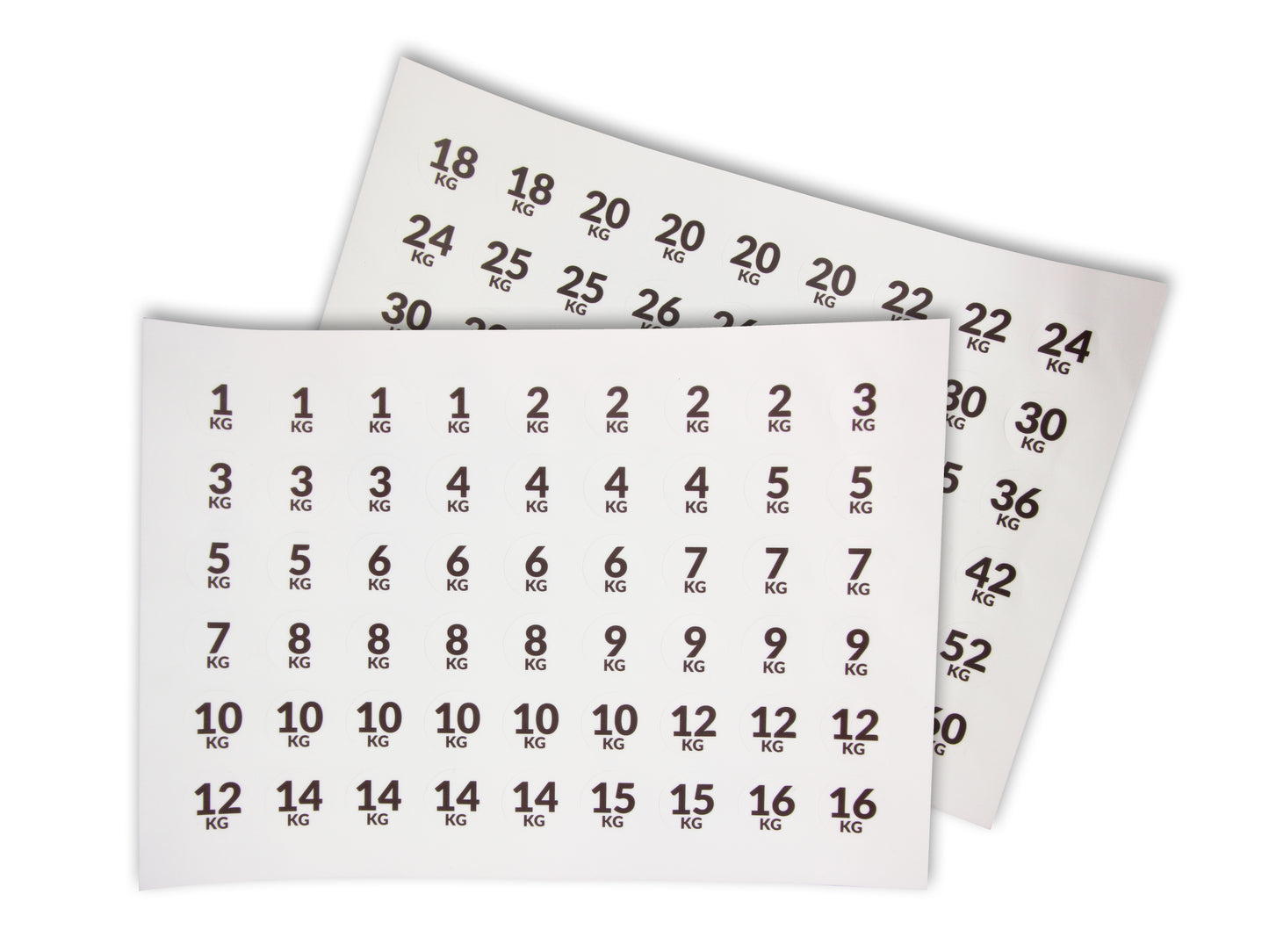 LMX Number sticker set (108pcs)
