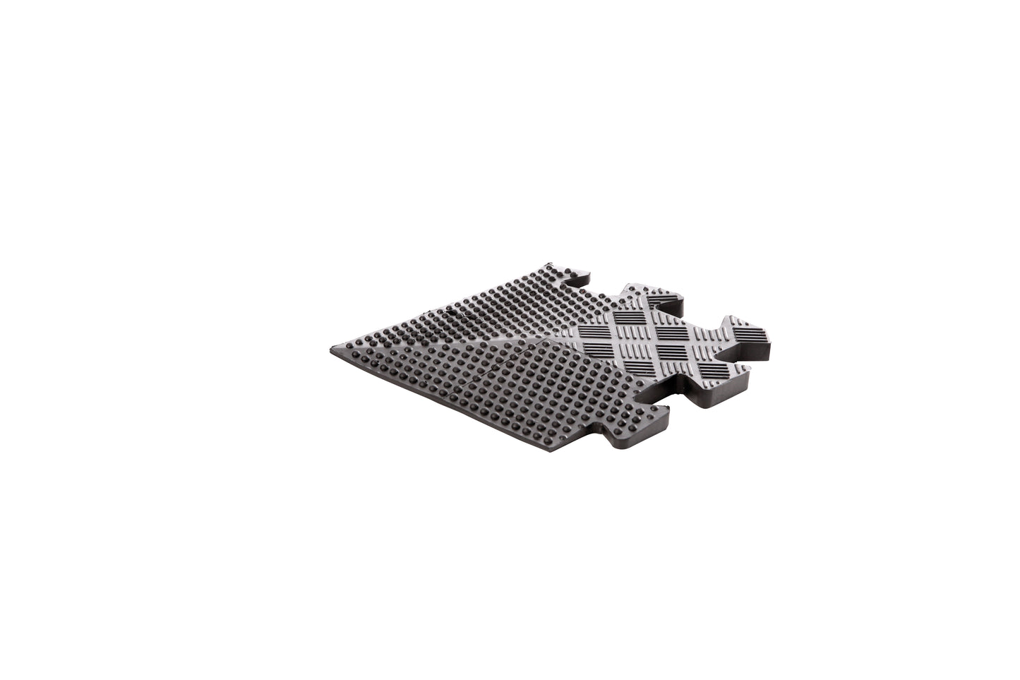 Rubber floor corner (16x16x1cm) sloping