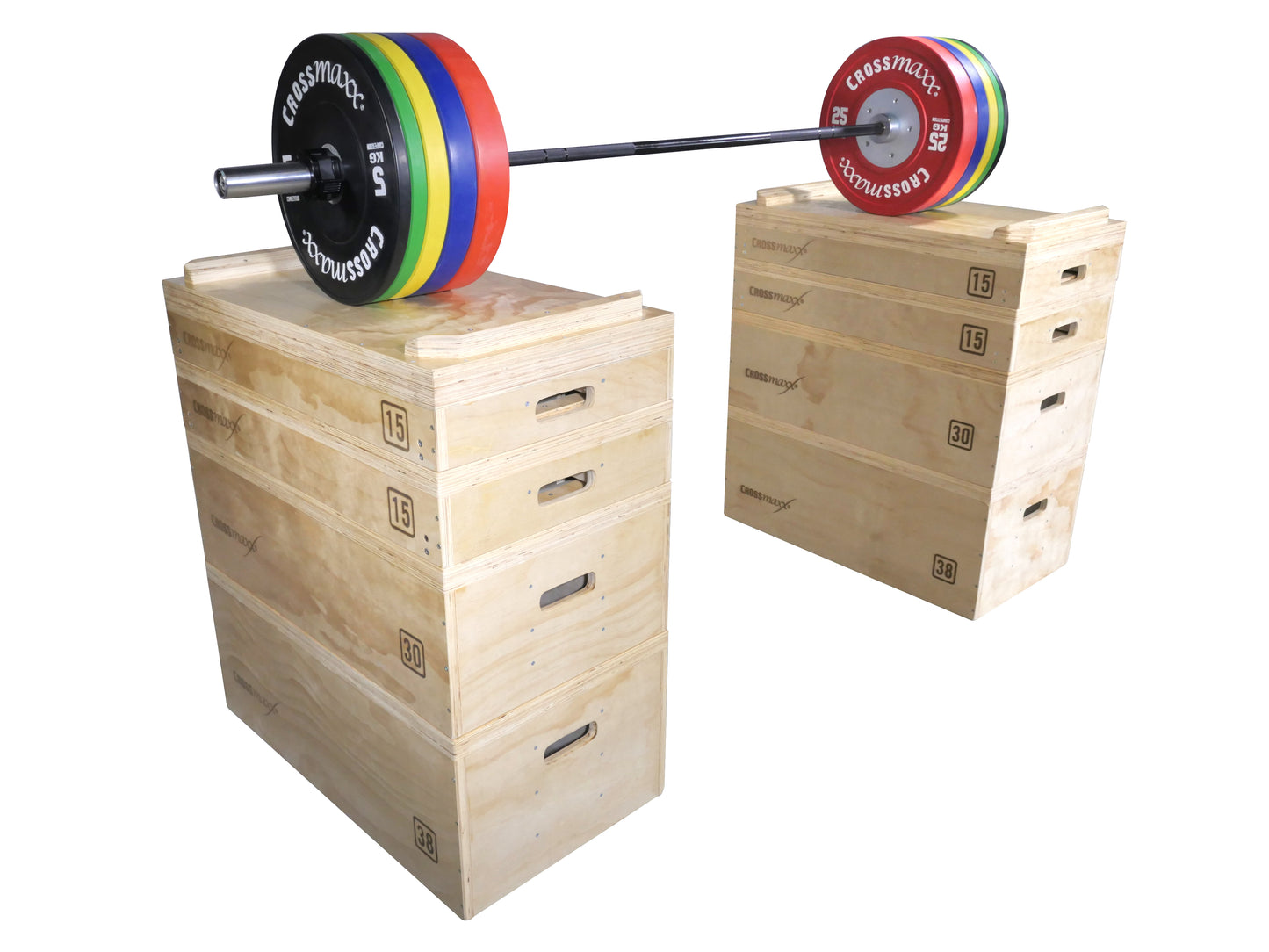 Crossmaxx wooden jerk block set