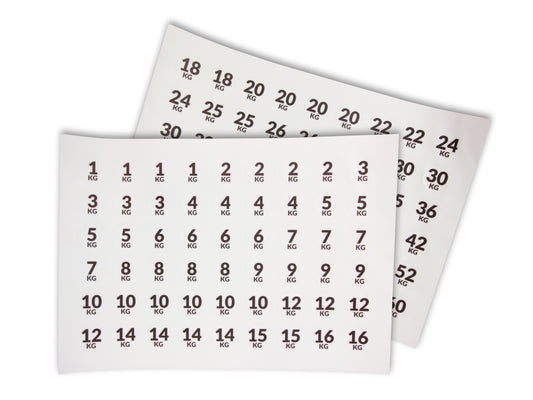 LMX Number sticker set (108pcs)