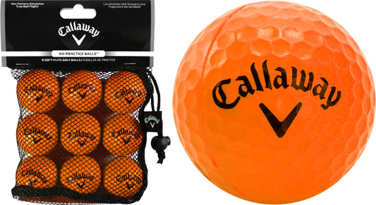 CALLAWAY SOFT FLIGHT BALLS ORANGE 9 PCS