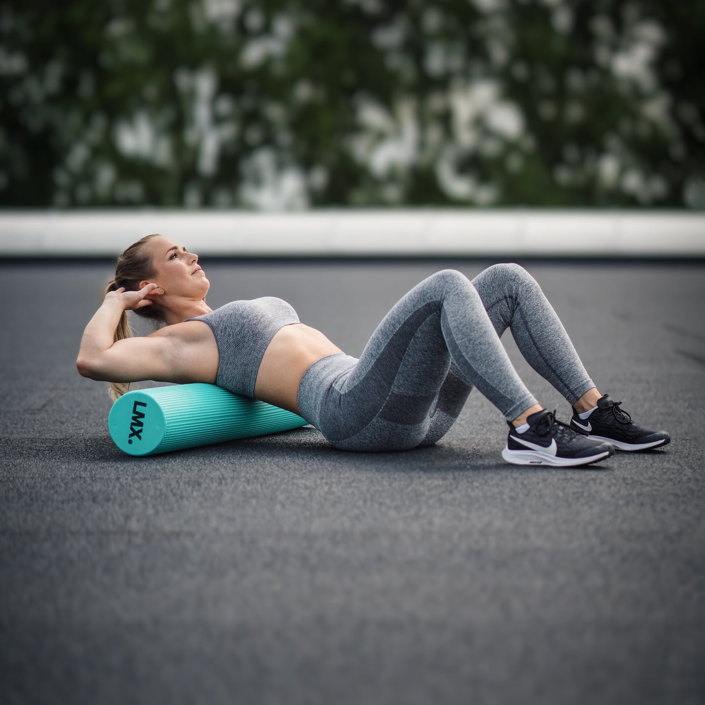LMX. EVA foamroller 15x90 cm (blue)