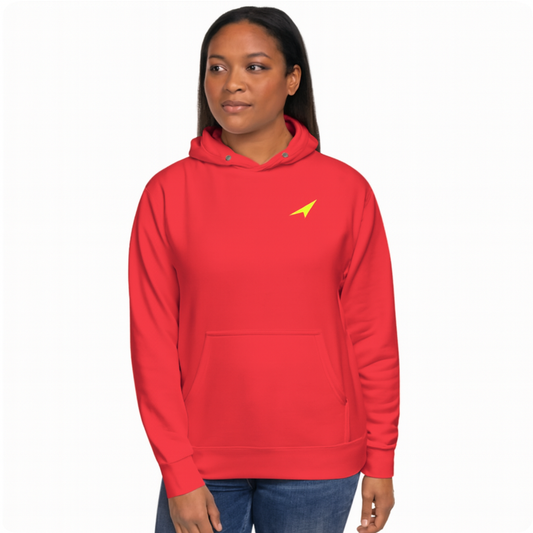 GOLFFF Hoodie – Rood / Goud logo