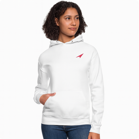 GOLFFF Hoodie – Wit / Roze logo