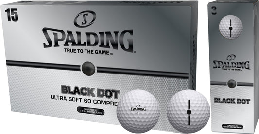 Spalding Black Dot 15 ball pack (60 compression)