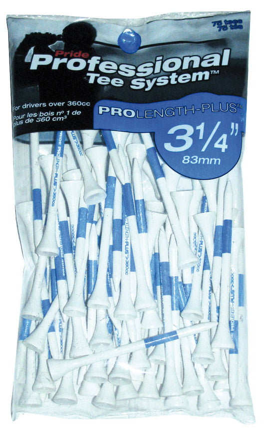 PRIDE "PROFESSIONAL TEE SYSTEM" - Retail Bags3-1/4" 75 tees