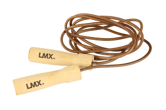 LMX. Leather jump rope with bearing