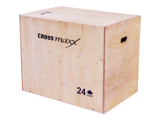 Crossmaxx wooden plyo box (3-level)