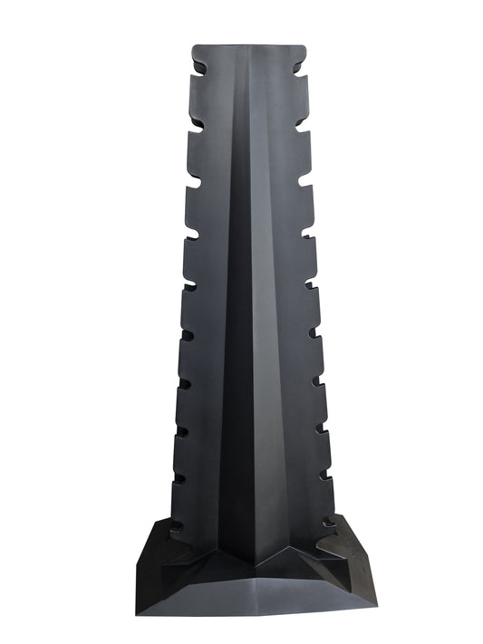 Lifemaxx® PU dumbbell tower with LMX72 dumbbellset 1-10kg
