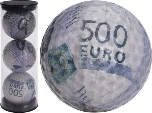 Tube of 3 Euro€ golf balls