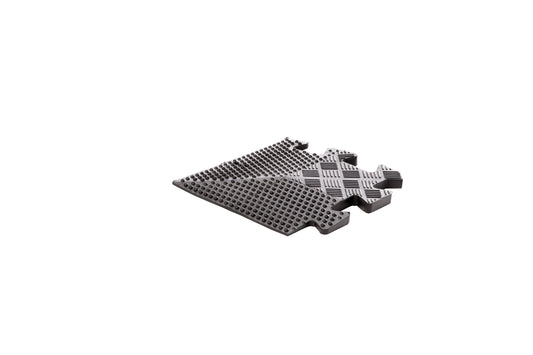 Rubber floor corner (16x16x1cm) sloping
