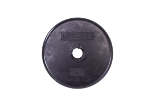 Disc rubber coated 30mm (black) 5kg