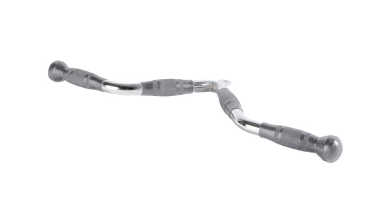 Angled biceps/triceps bar PU grip