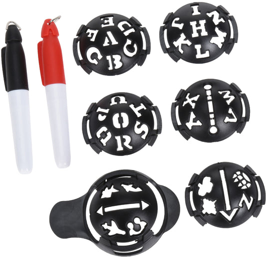 Ball Marker Set 6 cups with 2 pens