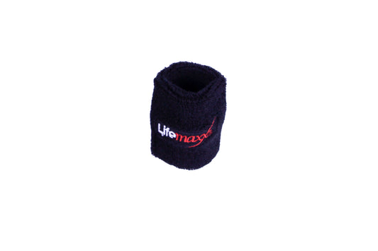 Lifemaxx¬Æ sweatband 75 x 75mm (black)