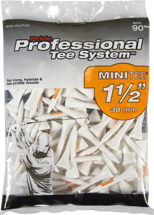 PRIDE "PROFESSIONAL TEE SYSTEM" - Retail Bags1-1/2" 90 tees